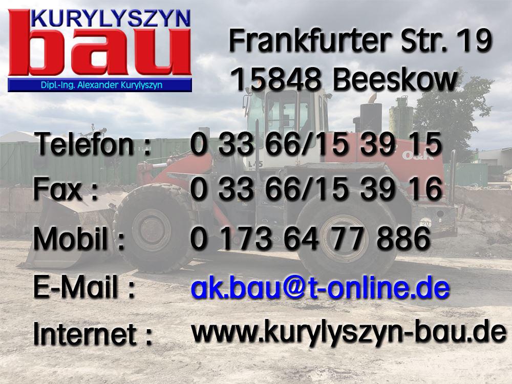 Adresse Kurylyszyn Bau